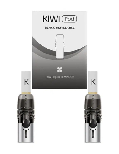 Kiwi Vapor Cartouches Kiwi 2 Soft Black (2pces)
