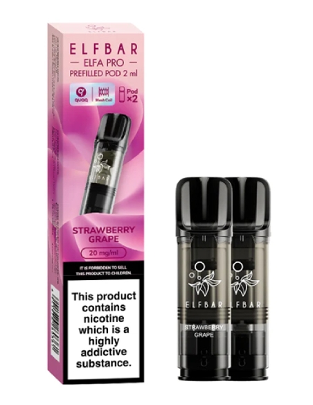 Elf Bar Elfa Pro Pods Strawberry Grape 2ml