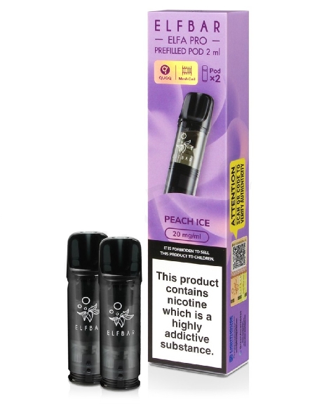 Elf Bar Elfa Pro Pods Peach Ice 2ml