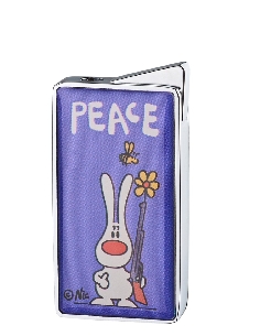 Briquet Électronique Card Peace Flower