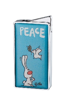 Briquet Électronique Card Peace Colombe