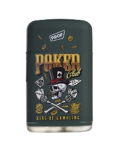 Briquet Torche Gambling Poker Green