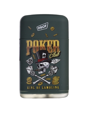 Briquet Torche Gambling Poker Green