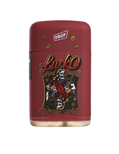 Briquet Torche Gambling Luck Red