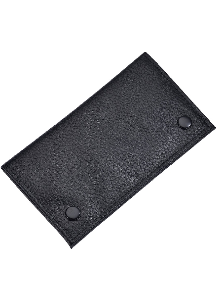 Blague à Tabac CH en Cuir Noir