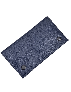 Blague à Tabac CH en Cuir Bleue