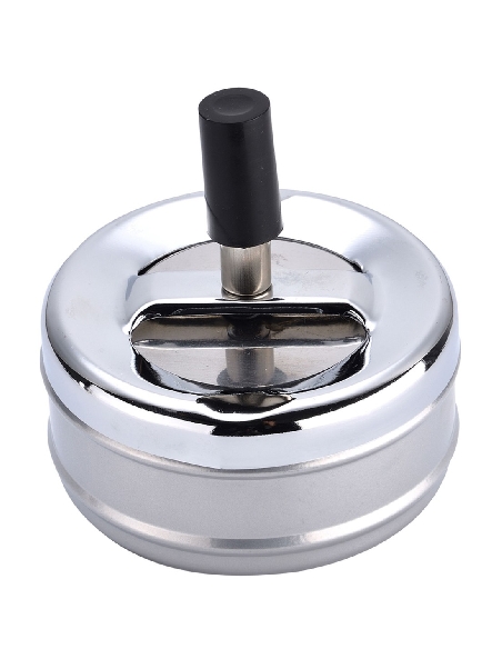 Cendrier Poussoir Champ High Chrom 9.5cm