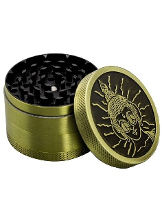 Grinder 4 Parties Amsterdam Gold Peace 60mm en Zinc