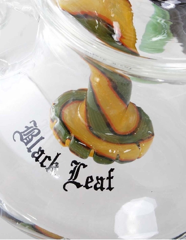 Bong Black Leaf à huile tortue