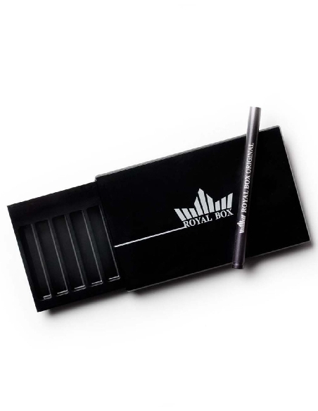 Royal Box Snuff Box Noir avec Tube