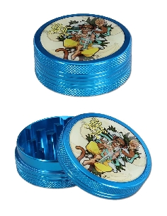 Grinder Black Leaf 2 Parties Hanuman Bleu 50mm