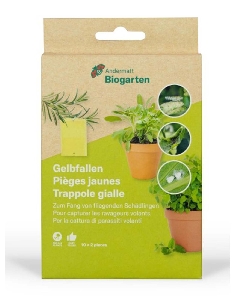 Pièges Jaunes Englués Andermatt Biogarten 10 x 2 pces