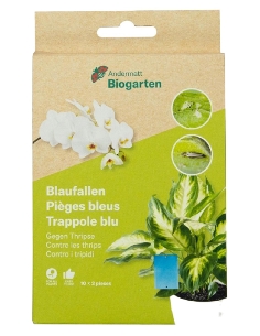 Pièges Bleus Englués Andermatt Biogarten 10 x 2 pces