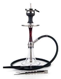 Aladin Shisha Epox 360 Ruby Red 2 Flat 36cm