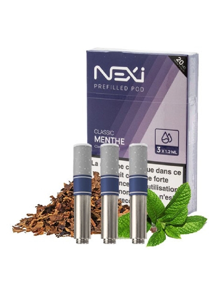 Aspire Nexi One Cartouche 2% Classic Menthe (3pces)