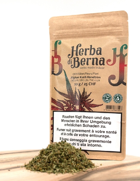 Herba DI Berna Afghan Kush Handtrim CBD + CBG 20gr