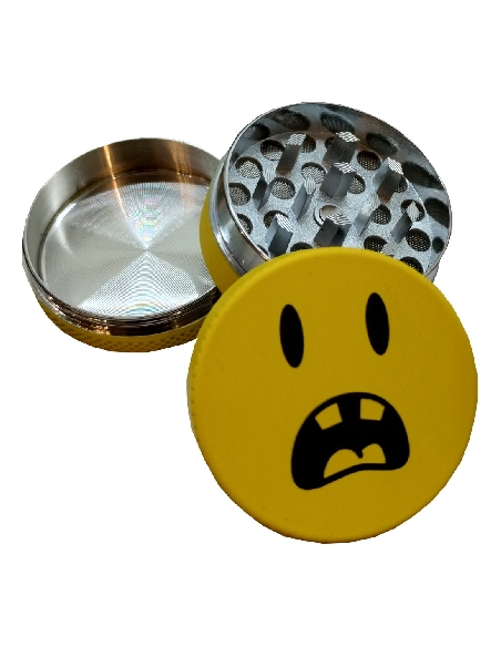 Grinder 3 Parties CH Yellow Face Peur 40mm