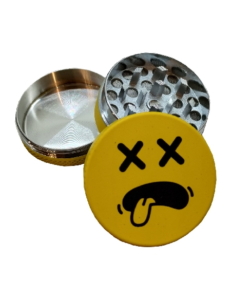 Grinder 3 Parties CH Yellow Face Ecoeuré 40mm