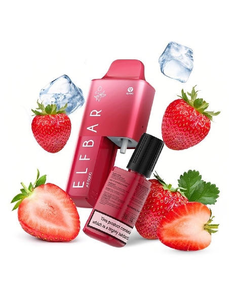 ElfBar AF5000 Strawberry Ice Sel de Nicotine 20mg/ml