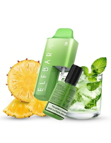 ElfBar AF5000 Pineapple Mojito Sel de Nicotine 20mg/ml