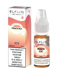 ElfBar Elfliq Peach Ice NicSalt 20mg/ml 10ml