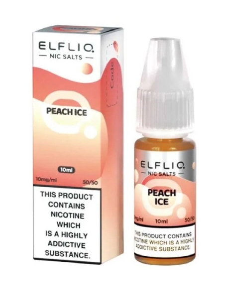 ElfBar Elfliq Peach Ice NicSalt 20mg/ml 10ml