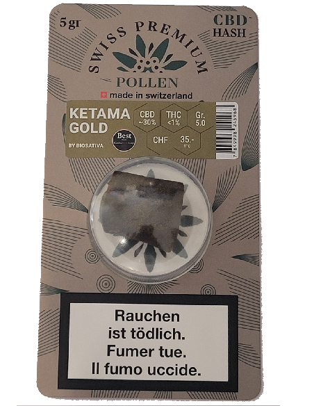 Swiss Premium Pollen Ketama Gold 5g