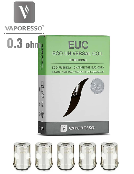 Résistance Vaporesso EUC Clapton 0.3Ohm (35-40W)