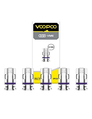 Résistance Voopoo PNP VM6 V2 Mesh 0.15Ohm (55-70W)