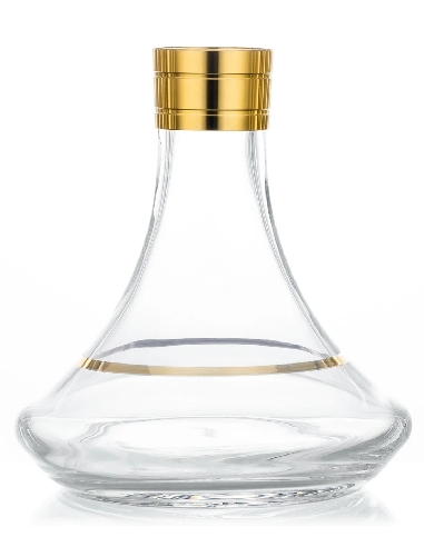 Vase Aladin Shisha MVP 360 Gold Edition Clear