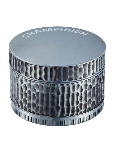 Grinder Champ High Martelé Silver 55mm