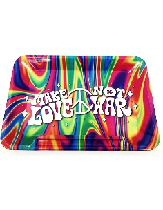 Plateau à Mix Wise Skies Make Love Not War 14 x 18cm