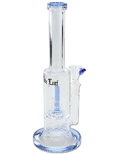 Bong Black Leaf Inline Slit Diffuseur Bleu 28cm