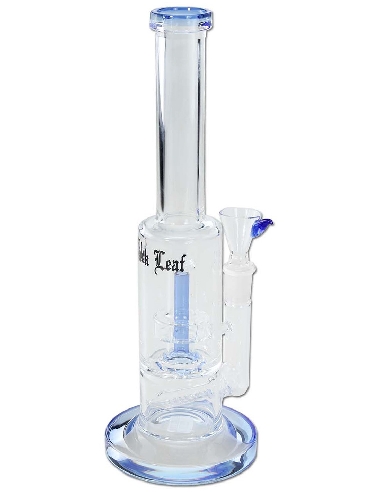 Bong Black Leaf Inline Slit Diffuseur Bleu 28cm
