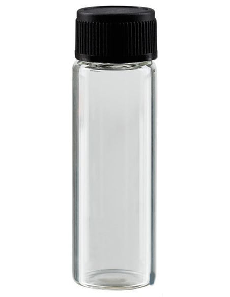 Bouteille avec bouchon à vis transparent 10ml