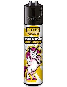 Clipper Unicorn Two Words One Finger