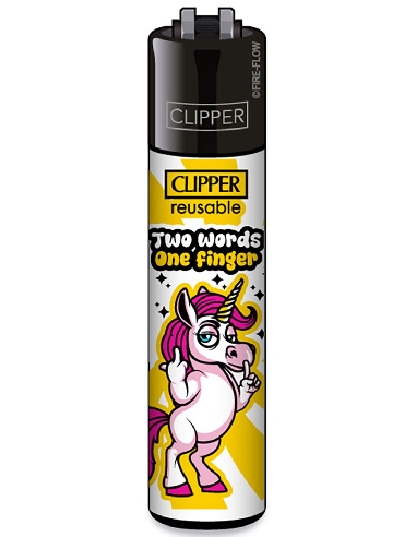 Clipper Unicorn Two Words One Finger