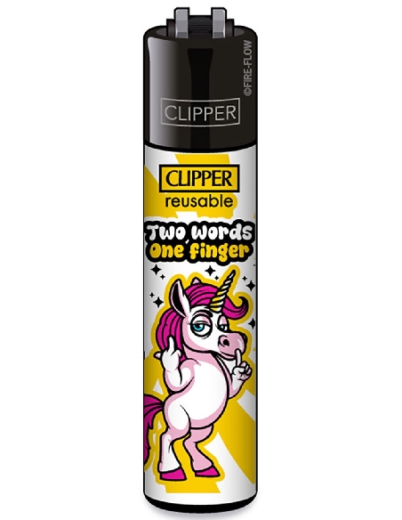 Clipper Unicorn Two Words One Finger