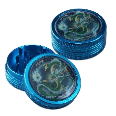 Grinder Black Leaf 2 Part. Dragon Bleu QINGLONG 50mm