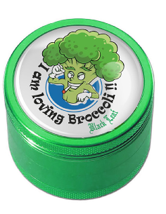 Grinder Black Leaf 4 Part. Broccoli 50mm