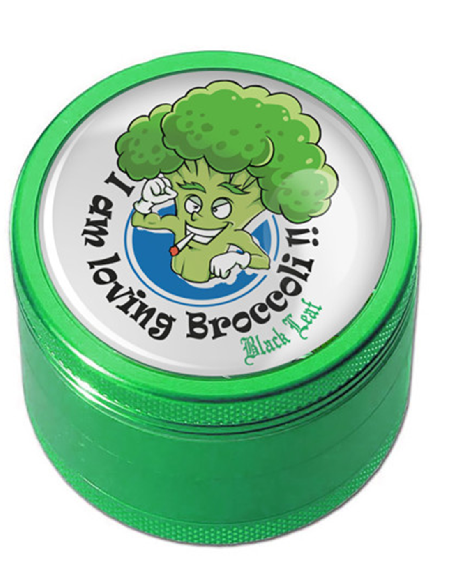 Grinder Black Leaf 4 Part. Broccoli 50mm
