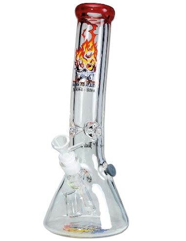 Bong Black Leaf Ice vs. Fire Throne of Bongs 34cm