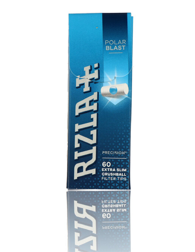 Filtres Rizla Crushball Polar Blast Extra Slim 60pces