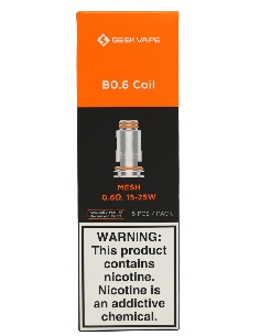 Résistance Geekvape B Coil 0.6 Ohm (15-25W)