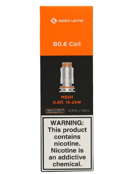 Résistance Geekvape B Coil 0.6 Ohm (15-25W)
