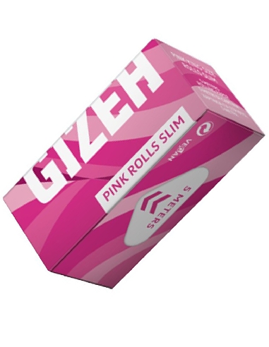 Gizeh Pink Rolls Slim 1 pièce à 5m