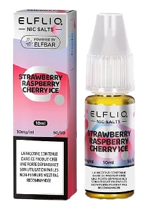 ElfBar Elfliq Strawberry Raspberry Cherry Ice NicSalt 20mg/ml 10ml