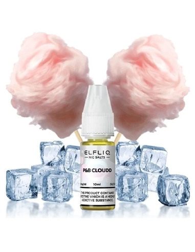 ElfBar Elfliq P&B Clooud (Barbe-à-Papa) NicSalt 20mg/ml 10ml
