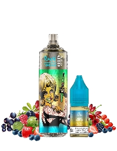 RandM Tornado 9000 Refillable Mixed Berries + 10ml 20mg/ml Sel de Nicotine