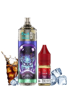 RandM Tornado 9000 Refillable Cola Ice + 10ml 20mg/ml Sel de Nicotine